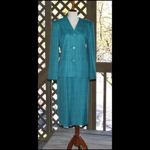 Vintage Sophisticates by Pendleton Skirt Suit Set Size 6 Blazer & Skirt Set